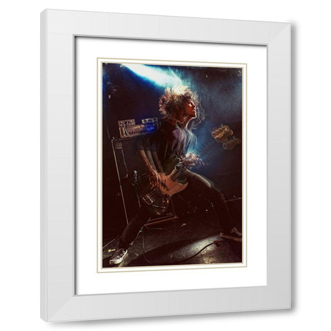 Livephotography White Modern Wood Framed Art Print with Double Matting by Nakamatsu, Kenji