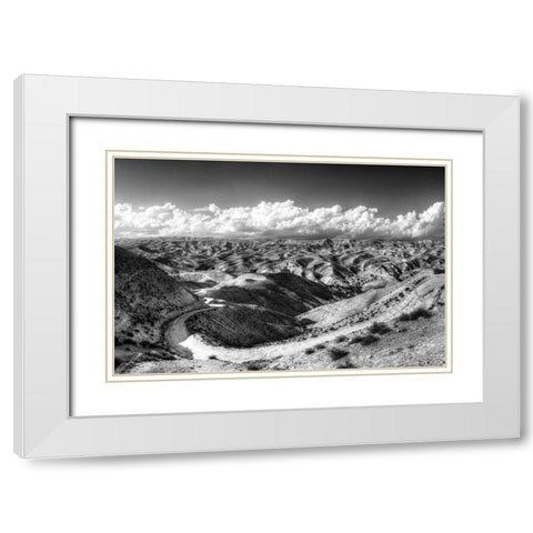 Untitled White Modern Wood Framed Art Print with Double Matting by Pietro Pietrasiuk, Pawel