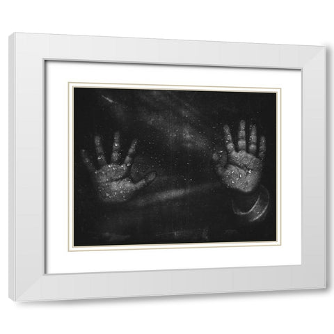 The Conundrum White Modern Wood Framed Art Print with Double Matting by Jitir, Suhandi