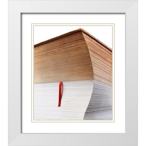 Bookmark White Modern Wood Framed Art Print with Double Matting by Poleshchuk, Volodymyr
