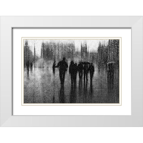 After The Rain White Modern Wood Framed Art Print with Double Matting by Schleicher-Schwarz, Roswitha
