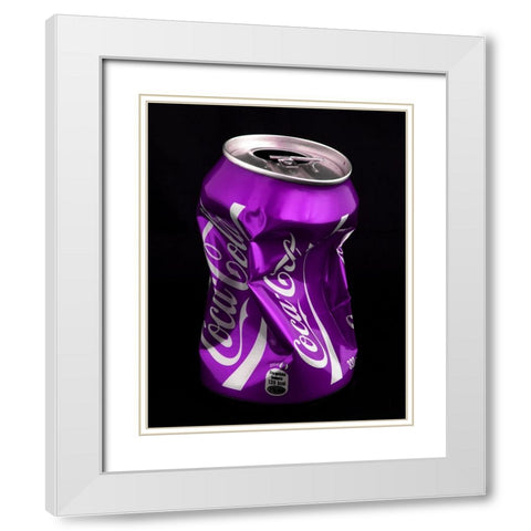Revenge To Andy Warhol - Ultraviolet. White Modern Wood Framed Art Print with Double Matting by Hardstone, Peter