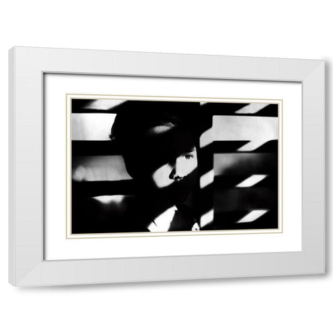 Teen Soul White Modern Wood Framed Art Print with Double Matting by Dan, Bez