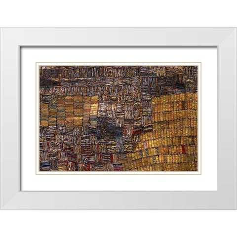 Lacma White Modern Wood Framed Art Print with Double Matting by L, Christophe