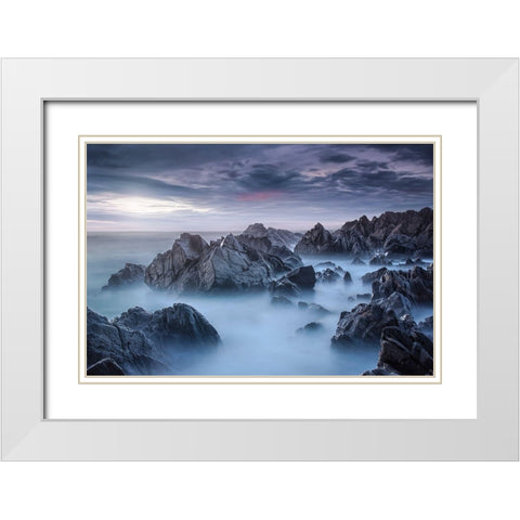 Nuno Araujo Ac The Chronicles Of Helion | Rebirth White Modern Wood Framed Art Print with Double Matting by Araujo, Nuno