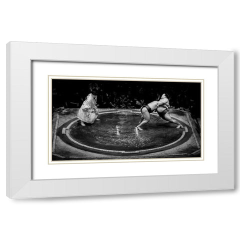The Last Strength White Modern Wood Framed Art Print with Double Matting by Song, Gunarto