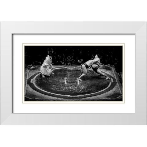 The Last Strength White Modern Wood Framed Art Print with Double Matting by Song, Gunarto