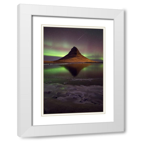 Portrait Of The Geminids White Modern Wood Framed Art Print with Double Matting by Eaglesfield, Philip