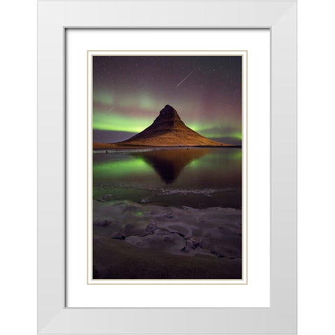 Portrait Of The Geminids White Modern Wood Framed Art Print with Double Matting by Eaglesfield, Philip