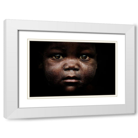 I Belong ! White Modern Wood Framed Art Print with Double Matting by Pandolfini, Sergio