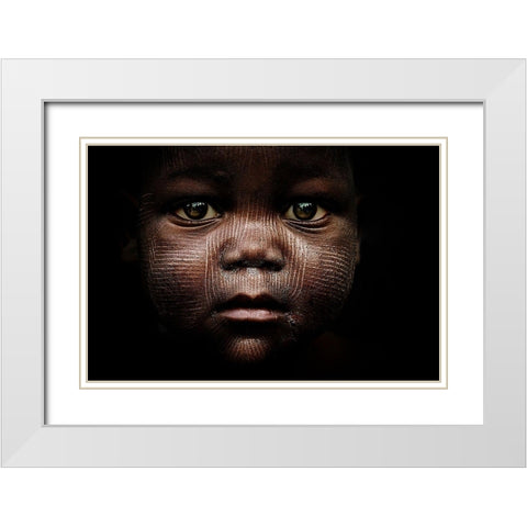 I Belong ! White Modern Wood Framed Art Print with Double Matting by Pandolfini, Sergio