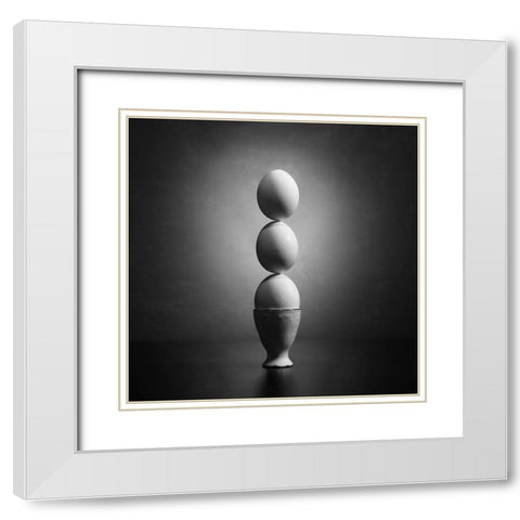 Well Balanced Diet 2 White Modern Wood Framed Art Print with Double Matting by Ivanova, Victoria
