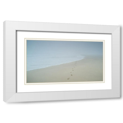 Isolation White Modern Wood Framed Art Print with Double Matting by Pearce, Simon