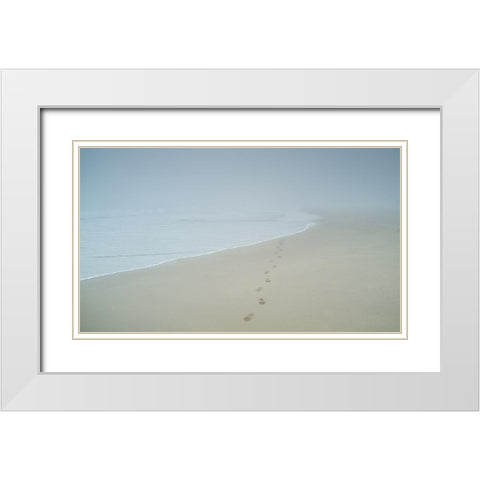Isolation White Modern Wood Framed Art Print with Double Matting by Pearce, Simon