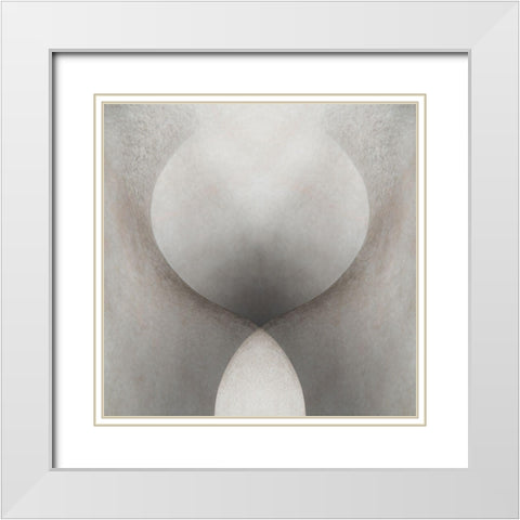 Petrifying Pendulum White Modern Wood Framed Art Print with Double Matting by Claes, Gilbert