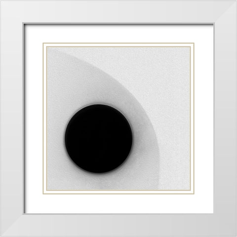 Imageless Mirror White Modern Wood Framed Art Print with Double Matting by Claes, Gilbert