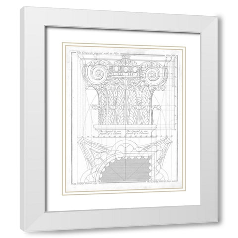 The Composite Capital White Modern Wood Framed Art Print with Double Matting by Langley, Batty