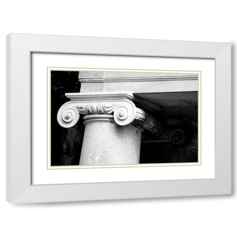 Architectural Detail, Blenheim Palace White Modern Wood Framed Art Print with Double Matting by Blue, Cyril