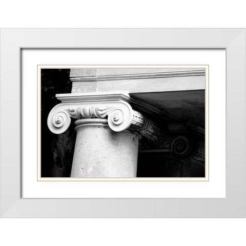 Architectural Detail, Blenheim Palace White Modern Wood Framed Art Print with Double Matting by Blue, Cyril