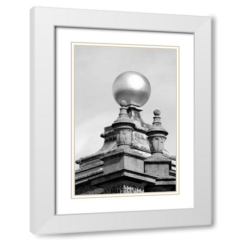 Architectural Detail, Blenheim Palace White Modern Wood Framed Art Print with Double Matting by Blue, Cyril