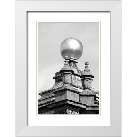 Architectural Detail, Blenheim Palace White Modern Wood Framed Art Print with Double Matting by Blue, Cyril