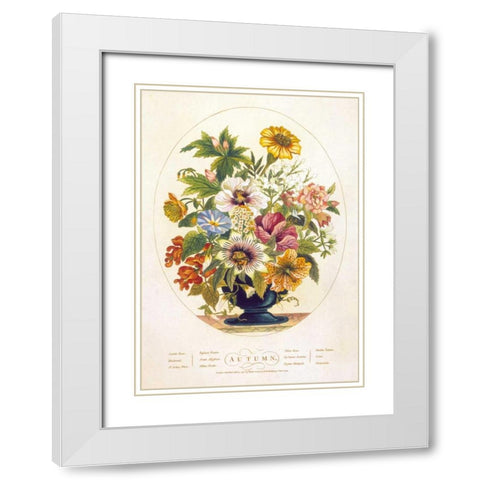Autumn White Modern Wood Framed Art Print with Double Matting by OBrien, Charles