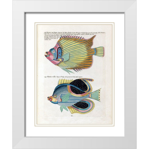 Keyser van Japan White Modern Wood Framed Art Print with Double Matting by Renard, Louis