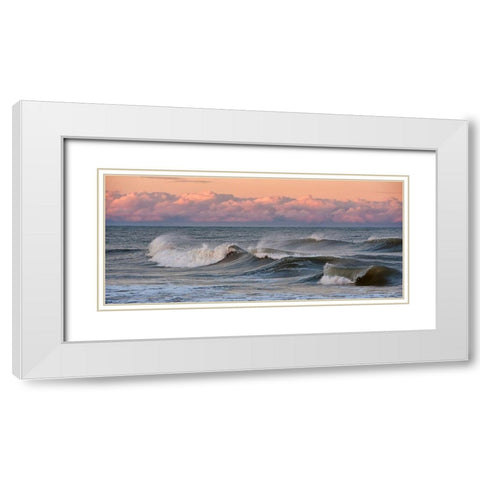 Winter Wonder Sea White Modern Wood Framed Art Print with Double Matting by Turek, Eve