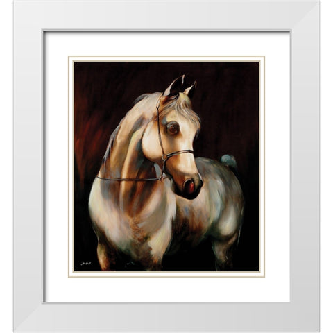 Ready to Ride White Modern Wood Framed Art Print with Double Matting by Sipos, Judit