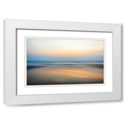 Coastal Shades White Modern Wood Framed Art Print with Double Matting by Loginov, Nick