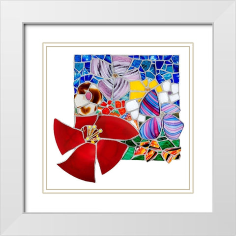 Nature Study XI -no background White Modern Wood Framed Art Print with Double Matting by Mandell, Jonathan