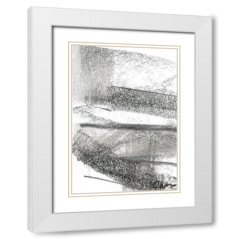 Building Bridges I White Modern Wood Framed Art Print with Double Matting by Carroccio, Lisa