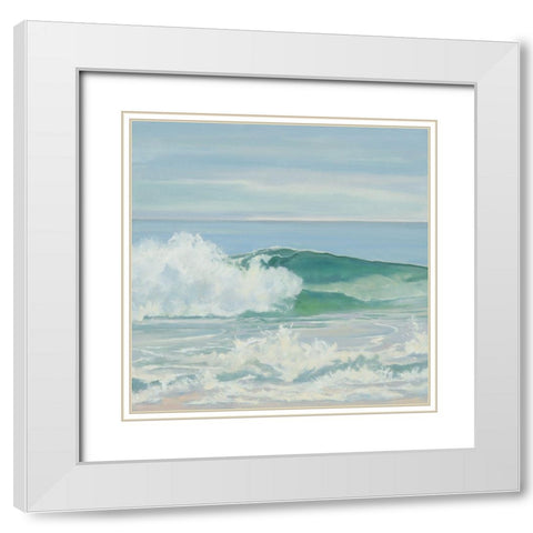 Cold Burst White Modern Wood Framed Art Print with Double Matting by Casey, Anderson