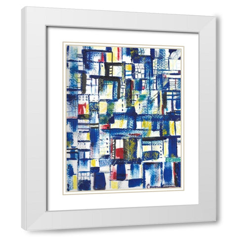 Sunday Morning White Modern Wood Framed Art Print with Double Matting by Carroccio, Lisa