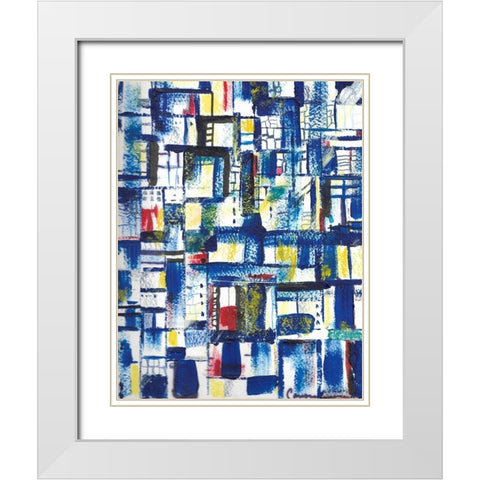 Sunday Morning White Modern Wood Framed Art Print with Double Matting by Carroccio, Lisa