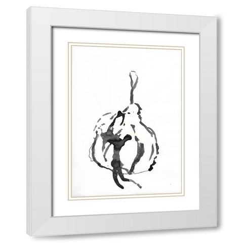 Strange Fruit II White Modern Wood Framed Art Print with Double Matting by Carroccio, Lisa