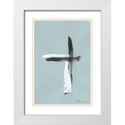 Swordplay  I White Modern Wood Framed Art Print with Double Matting by Carroccio, Lisa