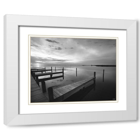Lead the Way White Modern Wood Framed Art Print with Double Matting by Turek, Eve
