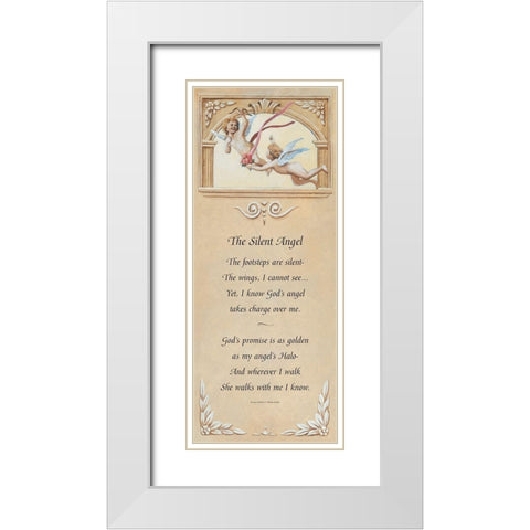 nt Angel White Modern Wood Framed Art Print with Double Matting by Unknown