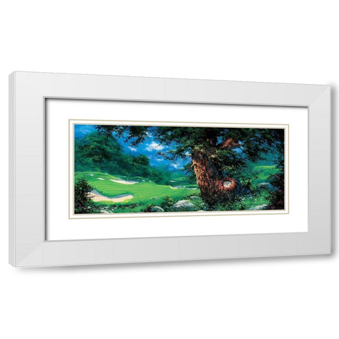 Golf Fantasy I White Modern Wood Framed Art Print with Double Matting by Unknown