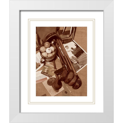 Temnnis Memorabilia White Modern Wood Framed Art Print with Double Matting by Frontline