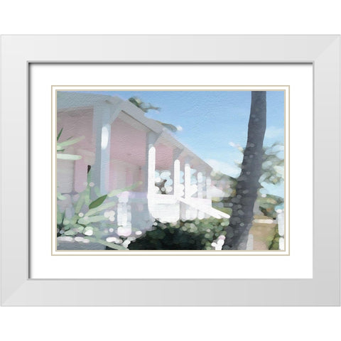 High Summer White Modern Wood Framed Art Print with Double Matting by Frontline
