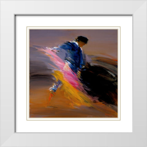 La cape White Modern Wood Framed Art Print with Double Matting by Doutreleau