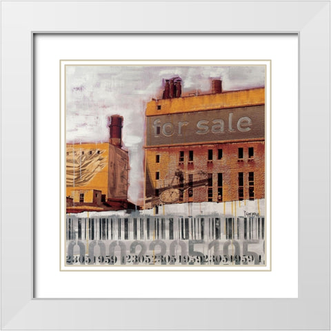 for sale White Modern Wood Framed Art Print with Double Matting by Gachaga, Vincent