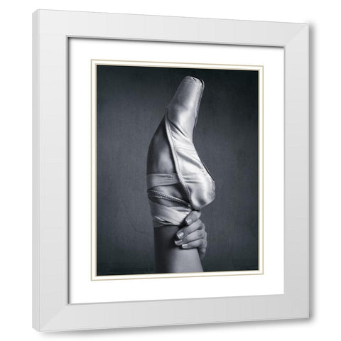 Plus prÃ¨s des Ã©toiles White Modern Wood Framed Art Print with Double Matting by Braun Studio
