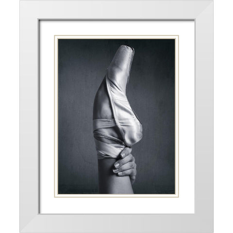 Plus prÃ¨s des Ã©toiles White Modern Wood Framed Art Print with Double Matting by Braun Studio