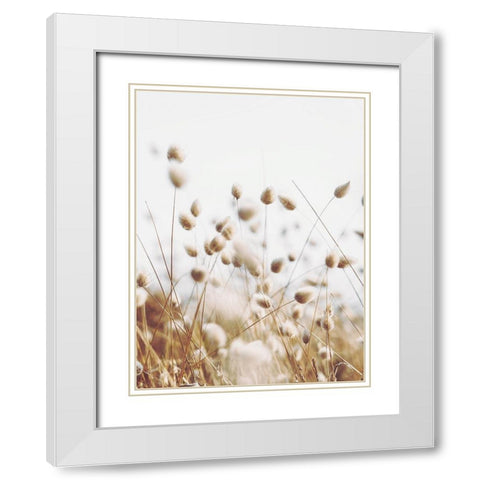 Herbes des Champs 3 White Modern Wood Framed Art Print with Double Matting by BRAUN Studio