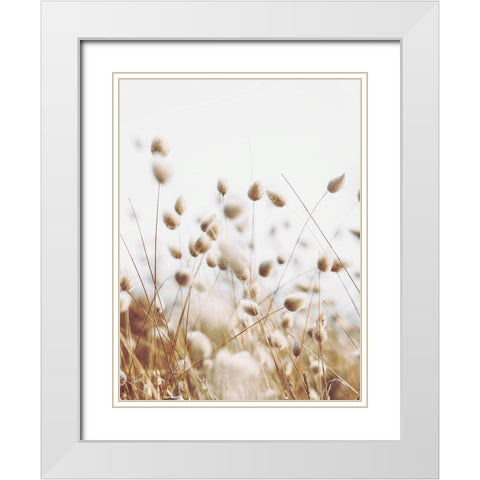 Herbes des Champs 3 White Modern Wood Framed Art Print with Double Matting by BRAUN Studio