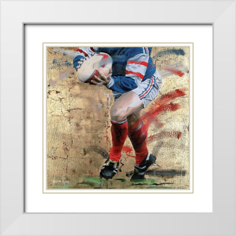 Action legs (detail) White Modern Wood Framed Art Print with Double Matting by Ruse, Nadine