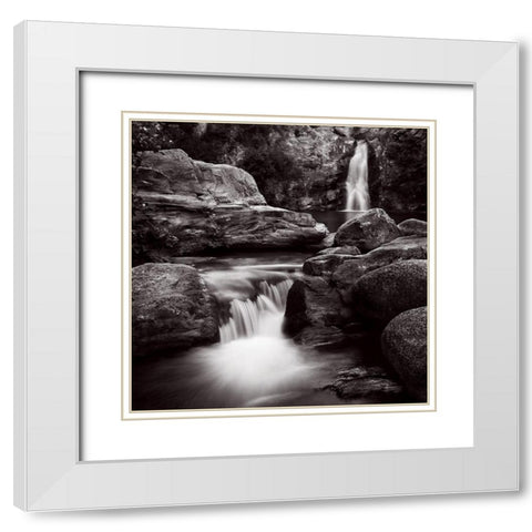 Poggiodinaz White Modern Wood Framed Art Print with Double Matting by Poli, Jean-Philippe